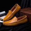 Повседневные мокасины для мужчин Бренды обуви Формальная обувь Мужская воловья кожа Роскошные дизайнерские брендовые туфли Обувь Кожа Натуральная кожа