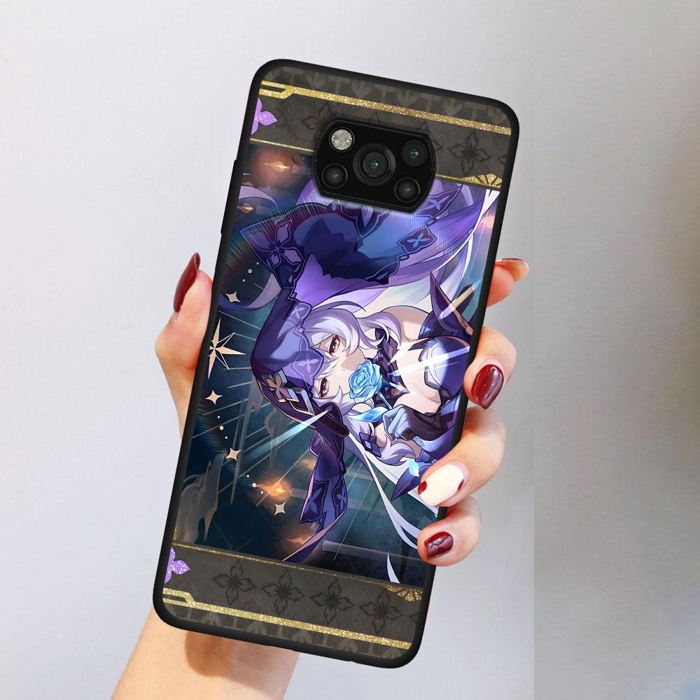 Чехол Black Swan Honkai Star Rail Dan Heng для Xiaomi Poco M5s X3 NFC X5 F3 M4 M3 Pro, черный, силиконовый, мягкий чехол для телефона