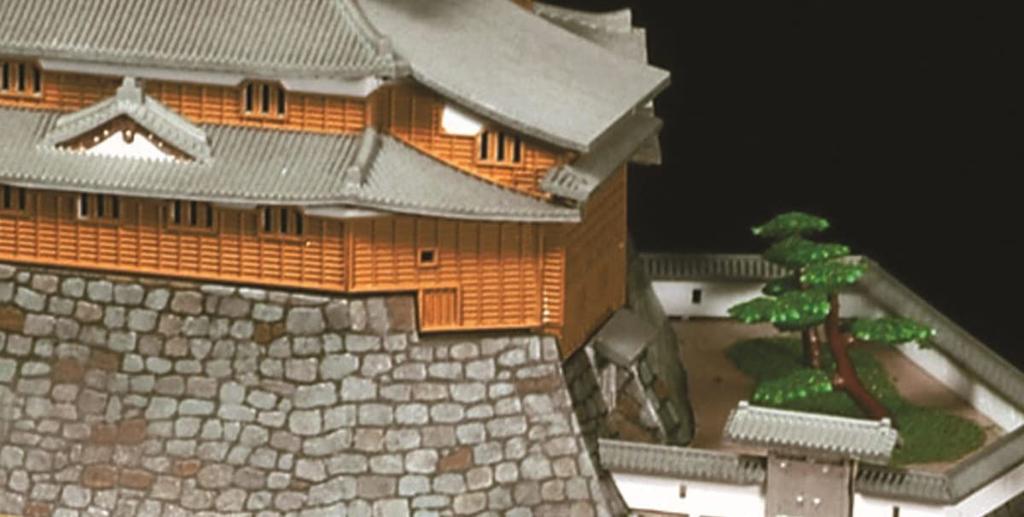 Doyusha 1/360 Japanese Castles Standard Series Azuchi Castle Plastic Model Kit S-26 Molded Color