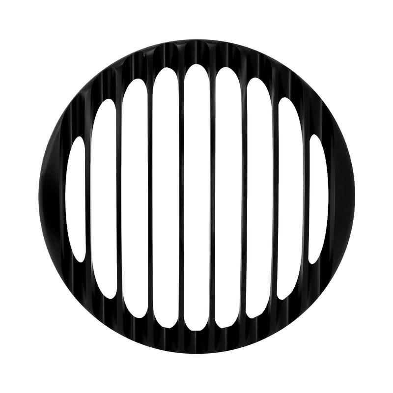 Motorcycle 5.75" Headlight Grill Led Headlamp Aluminium Cover For Harley Sportster XL 1200 883 Iron 48 Super Low Roadster 04-22