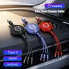 3-в-1 USB-кабель для быстрой зарядки Type C Автомобильное зарядное устройство Аксессуары Для Volvo XC90 V90 V60 XC60 V40 EC40 EX40 S80 S60 S90 C40 XC40 V70