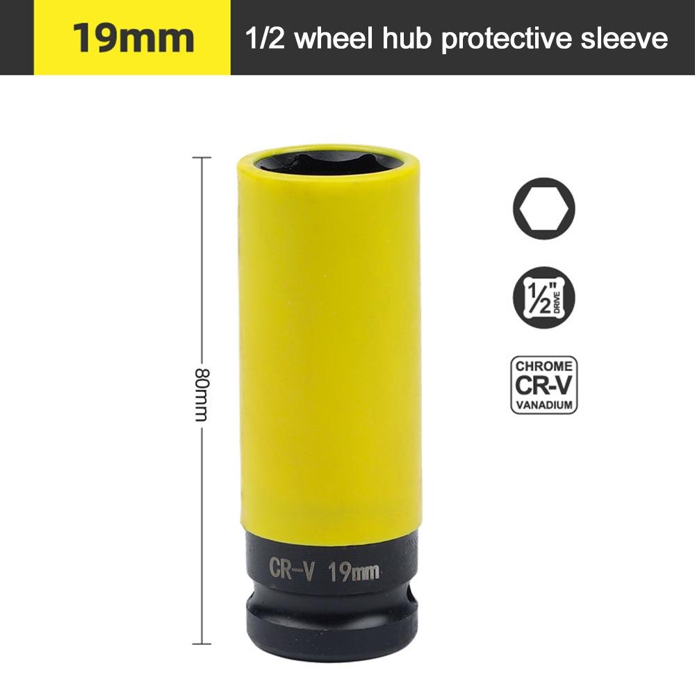1Pcs 1/2 Inch Drive Wheel Protector Socket Deep Impact Socket  for Car Tire Bolt Removal