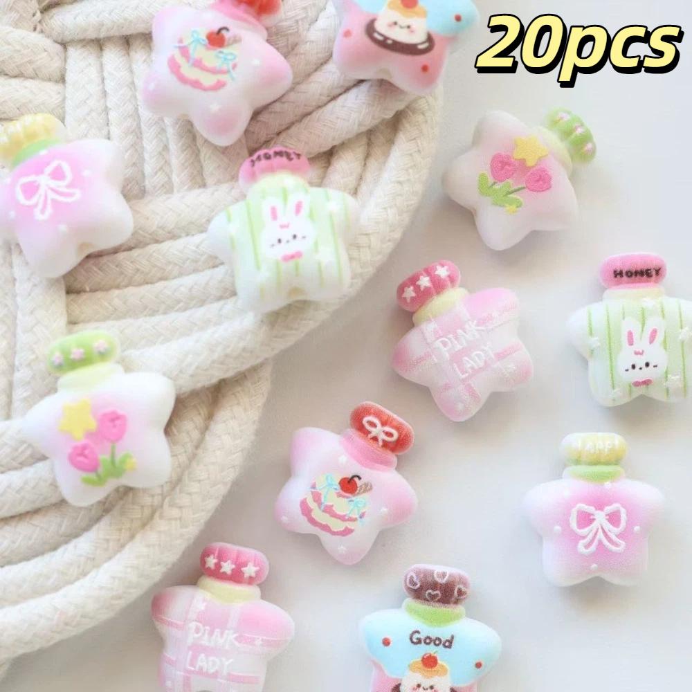 20pcs Wishing Bottle Style Craft Beads DIY Craft Keychain Material Gift Making