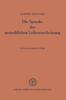 Книга Die Sprache Der Menschlichen Leibeserscheinung