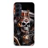 Чехол для Samsung galaxy A35 Harley Davidson Механический череп Maniacase