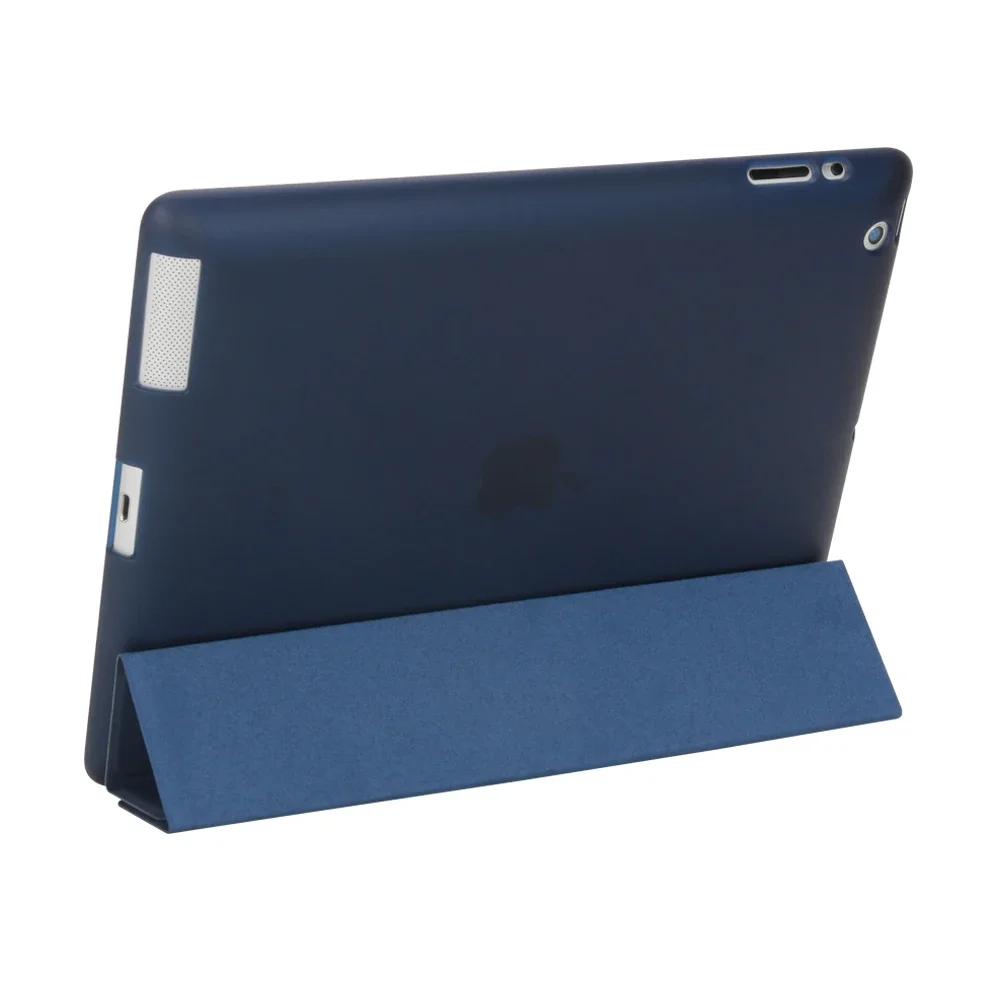 Чехол для iPad 2 3 4 Кожаная книжка-чехол для iPad 2 Чехол A1396 Умная подставка-держатель Funda для iPad 4 Чехол A1458 A1460