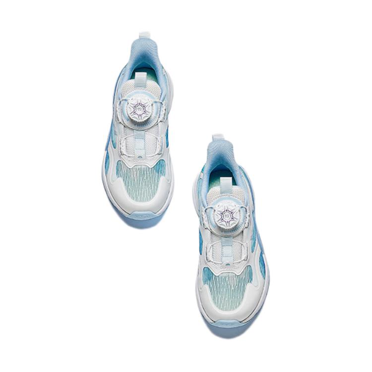 Anta Comfortable Versatile Non-Slip Wear-Resistant Low-Top Casual Shoes Kids Sneaker Blue White 322439925-2