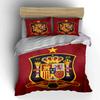 Spain Football Team Bedding Set Bedding Duvet Cover Set Duvet Cover Pillowcases (1 * Duvet Cover 2 * Pillowcases, without duvet insert)
