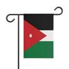 Drapeau - Multicolore - Jordanie - 32 X 47.5 Cm - Polyester - Recto/verso