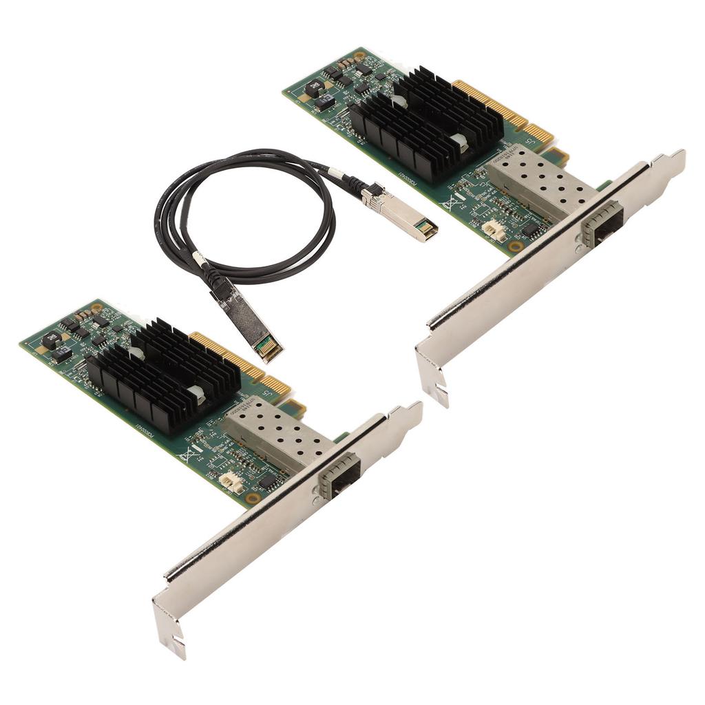 2PCS MNPA19 XTR 10Gb SFP+ PCIE Network Card with 3.28ft Conversion Cable PICE Network Adapter Card