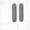 1PC Punch-Free Sliding Door Handle Self-Adhesive Auxiliary Knobs Kitchen Glass Cabinets
