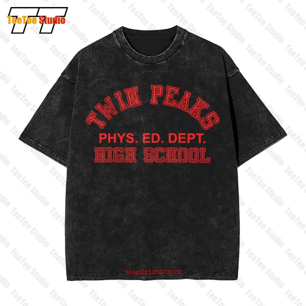 Twin Peaks High School Phys Ed Dept As Worn Lynch Tv Vintage Oversized T-Shirt BMU3
