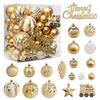 Новый дизайн Шары Christmas Baubles из материала PS Украшения и ornaments для Рождественской елки Подарочный набор для праздничного сезона