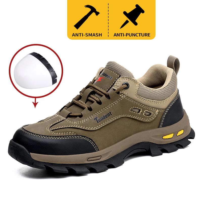 Men's Safety Shoes, Puncture Resistant Work Shoes, Men's Protective Shoes, Wear-resistant Work Boots Tactical Boots
