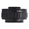 0.5X Adapter Lens 38mm C Mount Adapter Trinocular Stereo Microscope Tube for Digital Camera Focusing