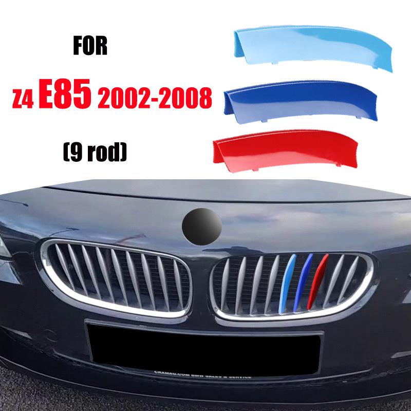 3Pcs Front Grille Trim Strips For BMW Series 1 2 3 4 5 6 7 8 X1 X2 X3 X4 X5 X6 X7 Z4 E46 E90 F30 E60 E81 F20 F45 F36 F10 F48 F25 FZ7