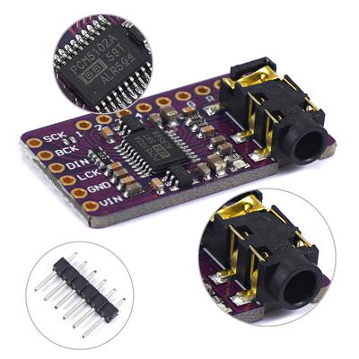 PCM5102 DACDecoder I2S Player Module Чистый и захватывающий звук Цифровая звуковая плата Шумоподавление