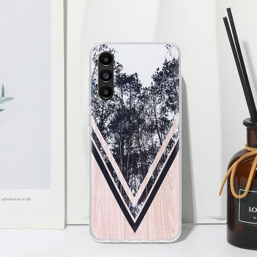 Forest Geometry Wood Nature Phone Case For Samsung Galaxy A17 A37 A57 A16 A26 A36 A56 A15 A25 A35 A55 A14 A24 A34 A54 A13 A23 A3
