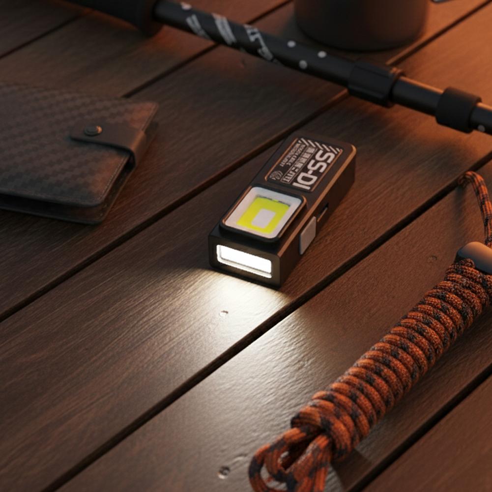 Портативный USB-фонарь, flood-фонарь для работы, для кемпинга, туризма, аварийный, мощный мини-рабочий фонарь