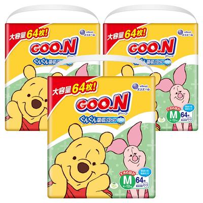 M Goon впитывающие штаны 192 шт. x унисекс [размер штанов] (6~12 кг) (64 3) [Корпус продан]<Disney Design>