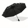 Viking Runes Circular Wall Art: Ancient Norse Symbol DecorUmbrella, Portable 3-Fold Umbrella for Men & Women,Christmas Gift ES173