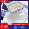 VW GTI GOLF 2026 Горячее для VW VOLKSWAGEN Автомобильный чехол на лобовое стекло Складной солнцезащитный козырек Защитный экран от УФ-излучения Автоаксессуары для Volkswagen