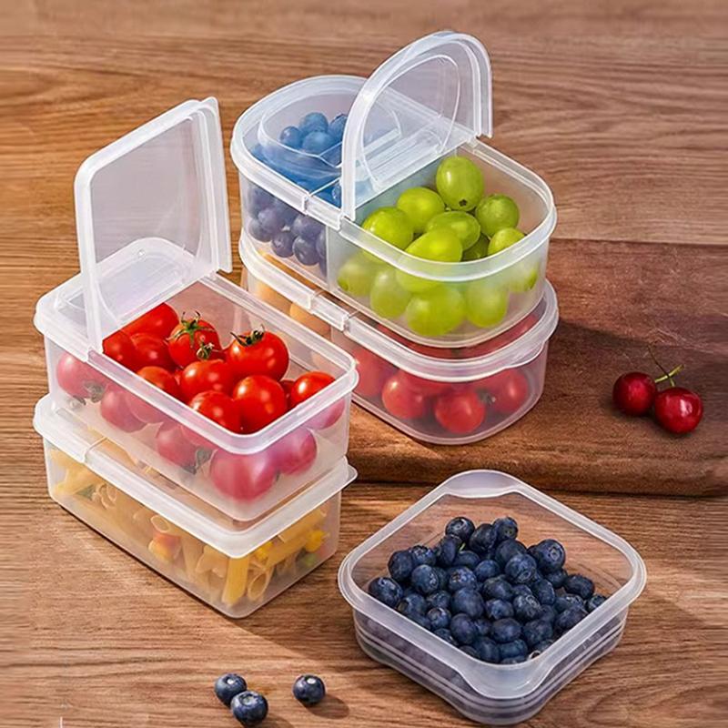 Упаковка для фруктов и овощей Ящик для хранения продуктов Кухонный холодильник Коробка для хранения свежих продуктов Классифицированная сетка Контейнеры для хранения продуктов