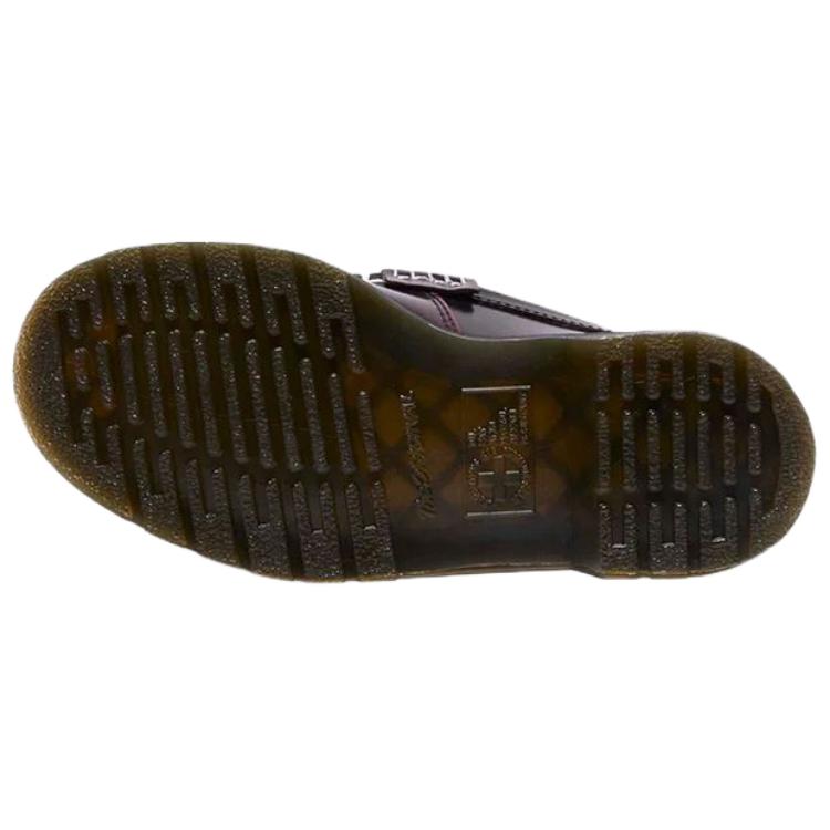 Dr. Martens Пентон Сердце Замша Модные Слипоны Лоферы Женские Лоферы Вишнево-Красный 42594600