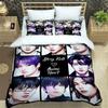 Постельное белье с принтом KPOP S-Stray-K-Kids Изысканный набор постельных принадлежностей Пододеяльник Комплект с одеялом Постельное белье Роскошный Подарок на День Рождения