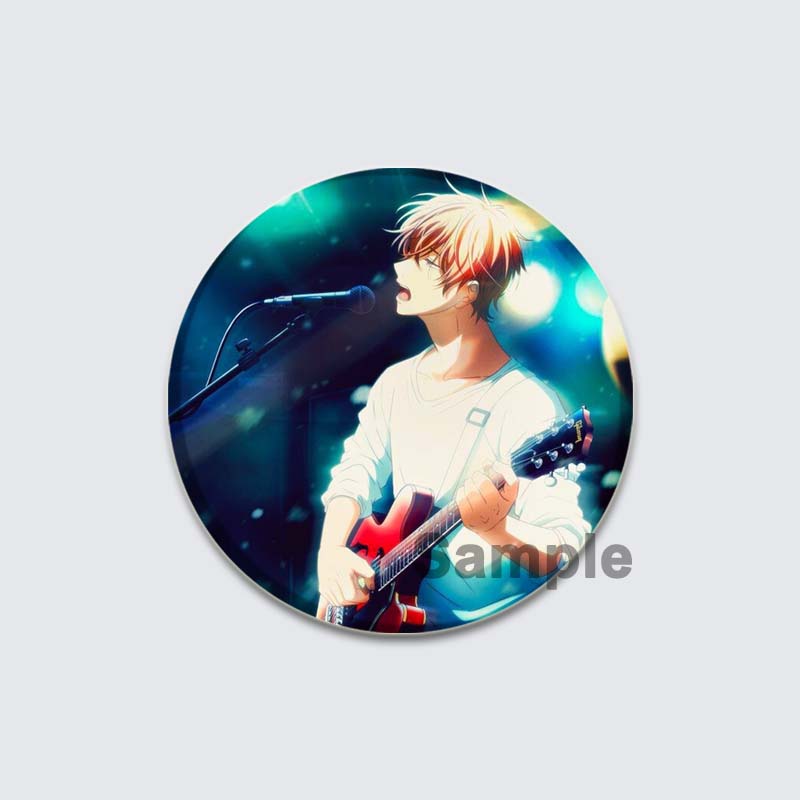 32/44/58 мм Круглые Аниме Подарочные Булавки Ручной Работы Брошь Сато Мафую/Уэнояма Рицука Мультфильм Значок на Рюкзаке Ювелирные Изделия Аксессуары Подарки