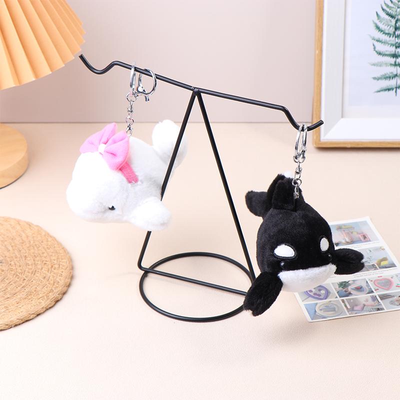 Брелок в виде морского животного, плюшевая кукла-животное, морской лев, касатка, скат, кит, брелок на рюкзак, подвески, сумка, декоративная игрушка