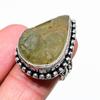 Prehnite Handmade 925 Sterling Silver Jewelry Ring Size 9 E5H70