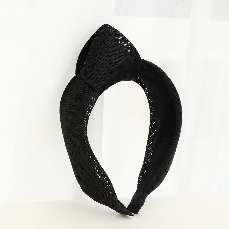 Аксессуары повязка на голову повязки для волос тканевые волосы сплошной цвет головной убор модные темпераментные дамы