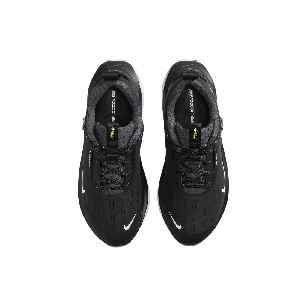 Nike Infinity Run 4 Ткань Gore-Tex Нескользящие Прочные Водонепроницаемые Низкие Беговые Кроссовки Мужские Кроссовки Черный Белый FB2197-001