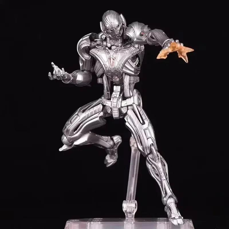 In Stock AC Toys Ultron Action Figures 16cm Ko Model Ultron Kaiyodo Amazing Yamaguchi Avengers Anime Collection Model Toys Gifts
