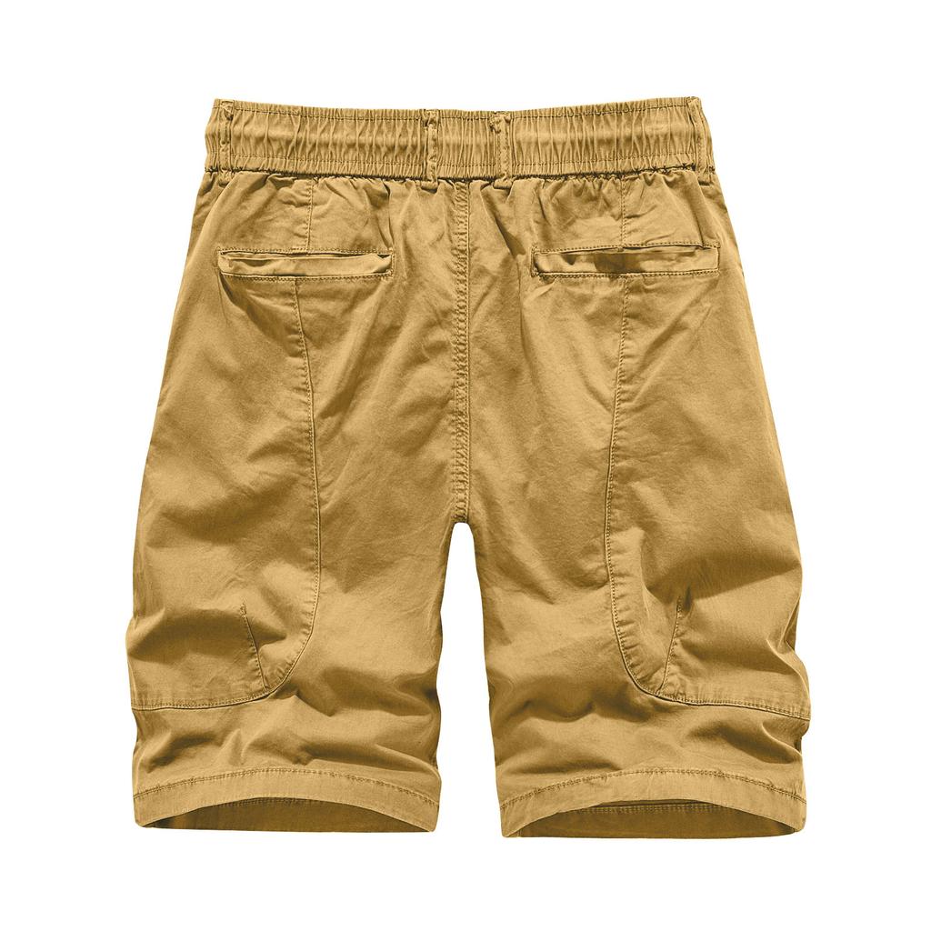 Мужские повседневные цветные карманные пляжные рабочие брюки-карго на открытом воздухе, шорты, брюки