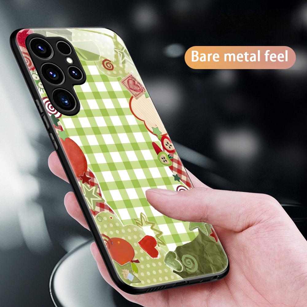 Fruit Art Images Phone Case For Samsung S26 S25 S24 S23 S22 S21 Plus Ultra Note20 Glass Magnetic Case