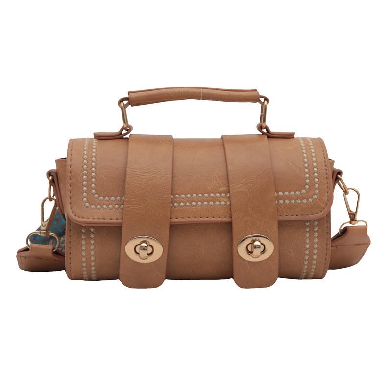 Маленькая прямоугольная сумка из полиуретана для женщин с застежкой-замком и карманом для смартфона для повседневного использования