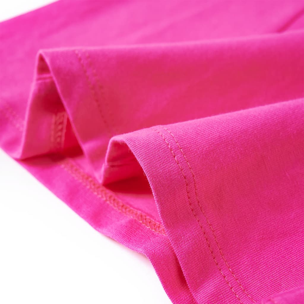 Kids Long Sleeve T Shirt Dark Pink Size 104