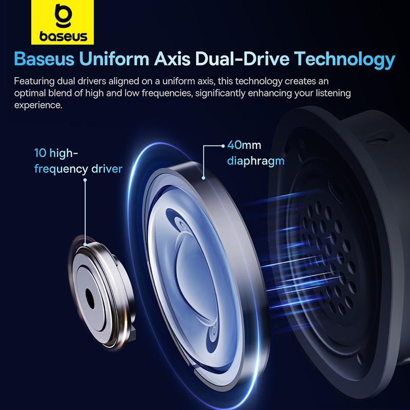 Игровые беспроводные наушники Baseus GH02