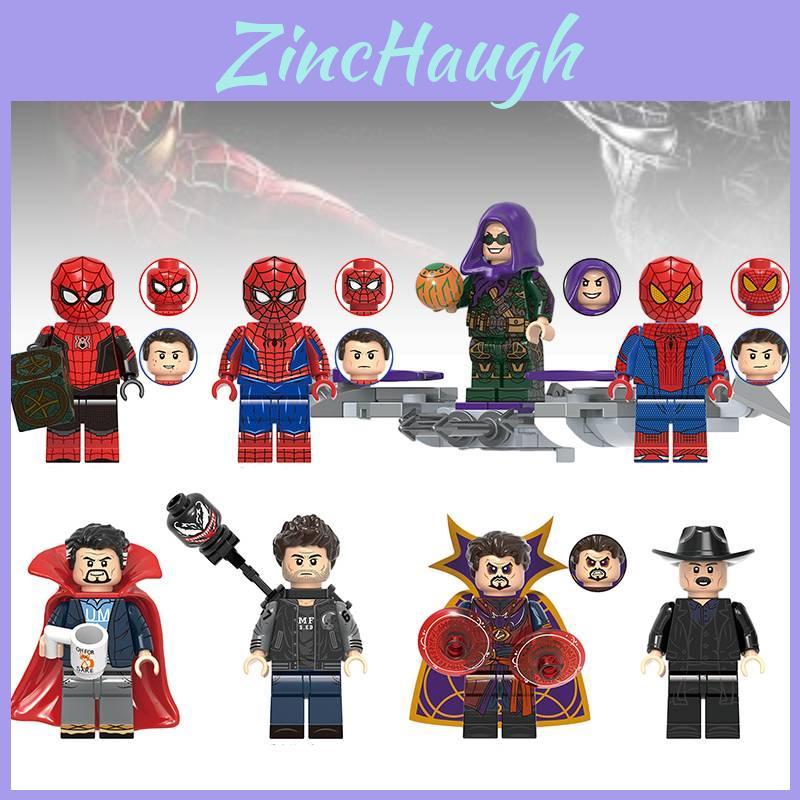 Durable Small Particle Spiderman Building Blocks Toy Set With Jameson Figure