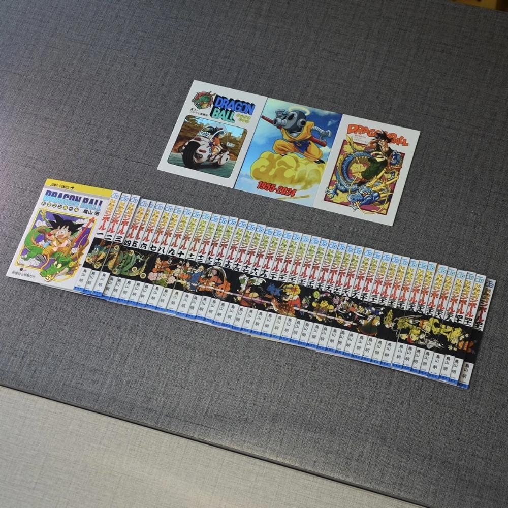 45 шт./набор Dragon Ball Goku Обложка комикса Корешок Книга Матовая Лазерная Вспышка Карточка Гохан Бульма DIY Классическая Аниме Коллекция Карточки Игрушка