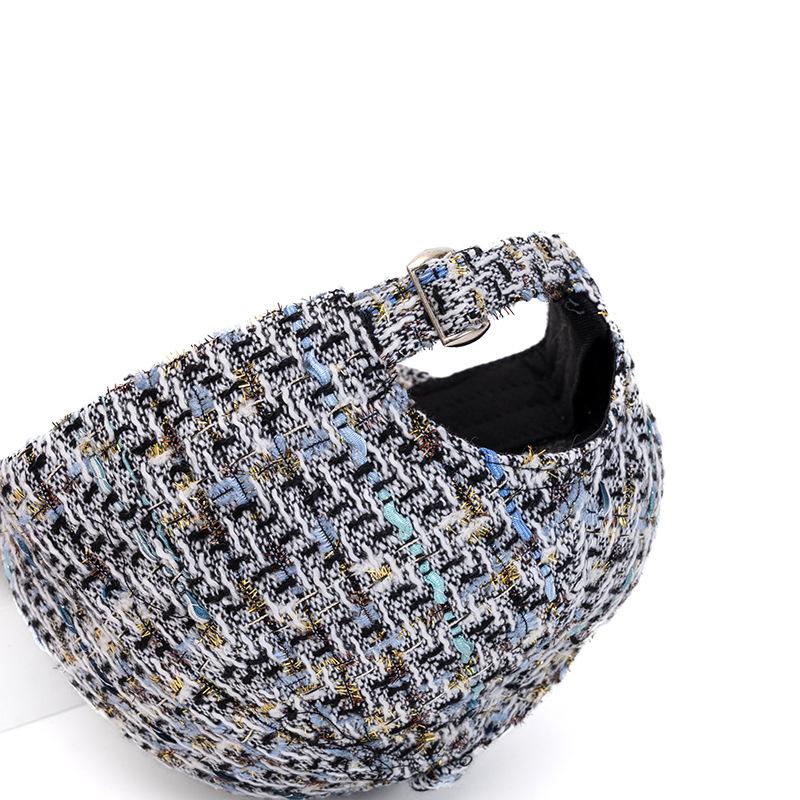 Осенне-зимняя бейсболка женская вязаная шапка