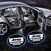 LED Car Door Welcome Lights Laser Projector Wireless Car HD Courtesy Lamp Caps For Jeep Grand Cherokee Commander Renegad MWGHF1