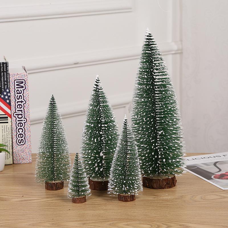 Creative Mini Pine Needle Snowflake Christmas Tree Ornament Gift for Kids