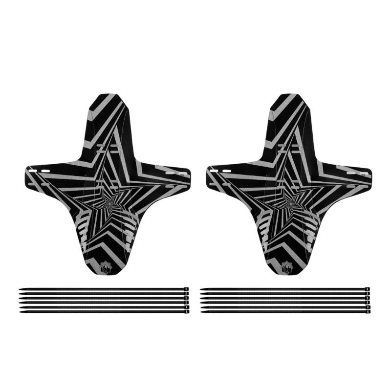 2pcs Mountain Bike Mudguards Cycling Splashes Mud Guards Durability Mudguards  for Smooth Cycling