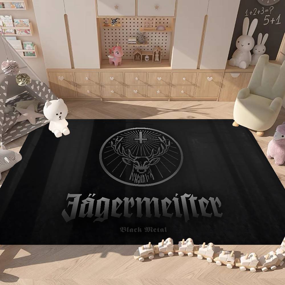 Горячие Коврики для Комнаты Jägermeister Ретро Множественный Выбор Ковер для Гостиной Кухни Нескользящий Коврик-Приглашение