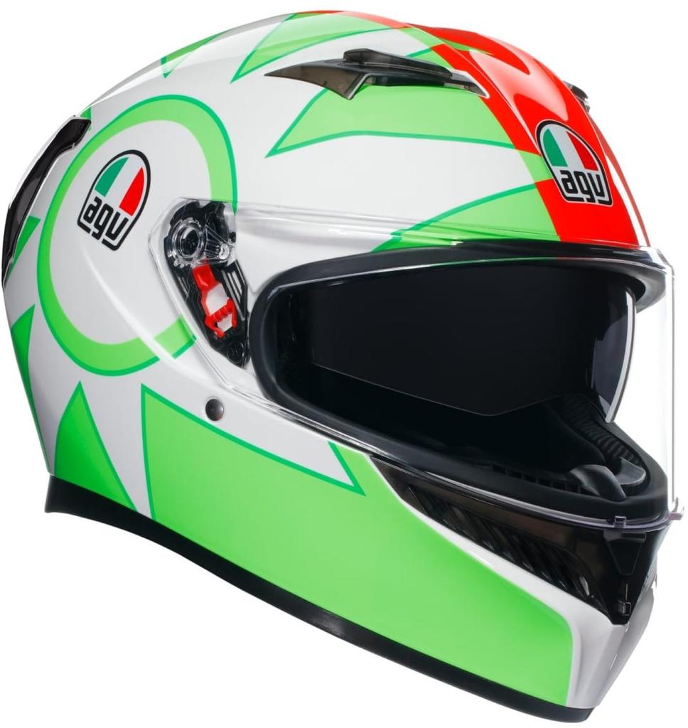 AGV Motorcycle Helmet Full Face K3 ROSSI MUGELLO 2018 Mugello S Size (Rossi 2018) (55-56cm) 18381007005-S