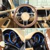 Для Porsche Macan 2014-2026 ABS Красная Декоративная Рамка Панели Приборов Кольцо Ободка Шкала Стиль Отделка Аксессуары для Салона Автомобиля