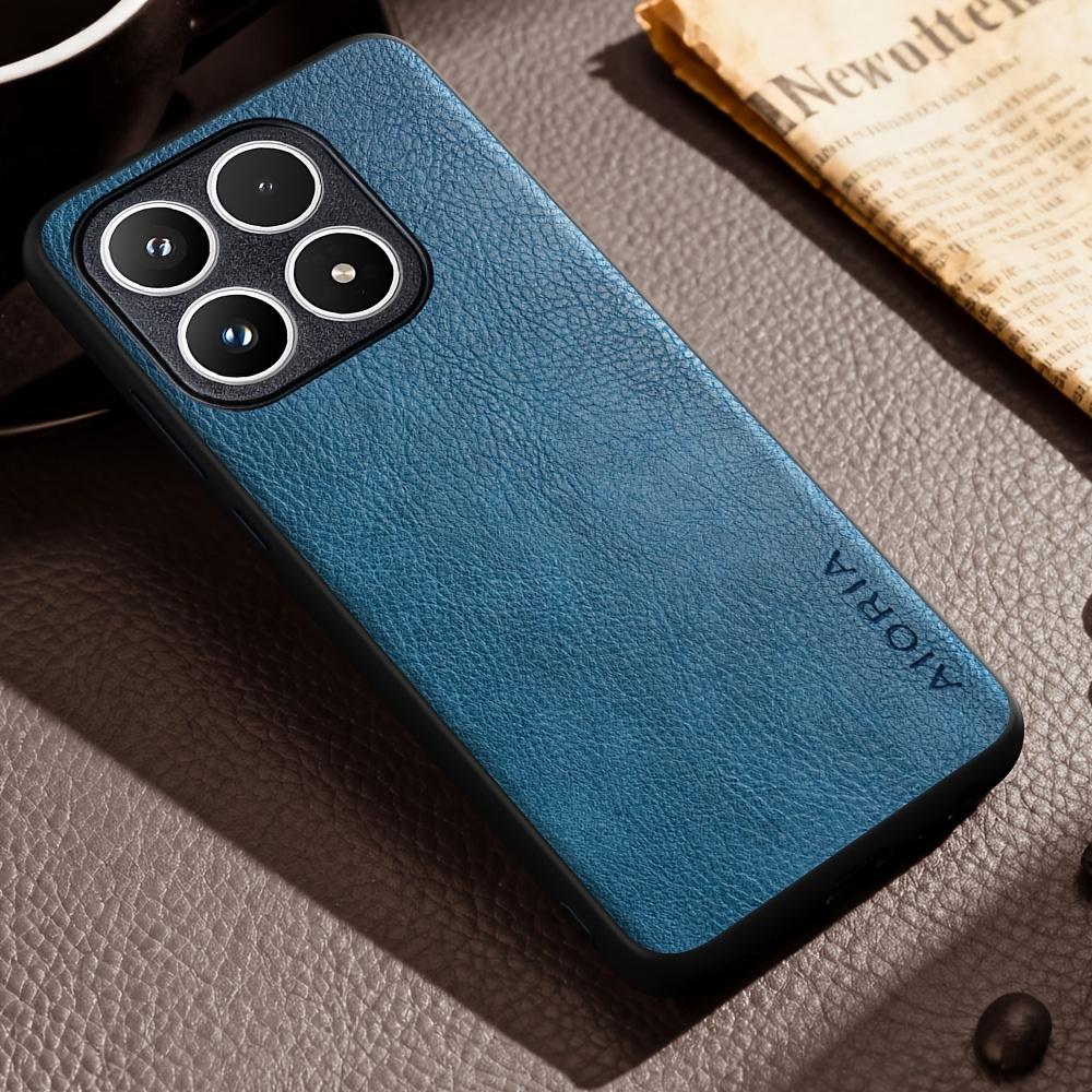 Phone Case - Luxury Case for Xiaomi 17 Ultra Pro Max 17T Pro Retro Fashion Natural Texture Solid Color Anti-Fingerprints Faux Leather Precise Camera